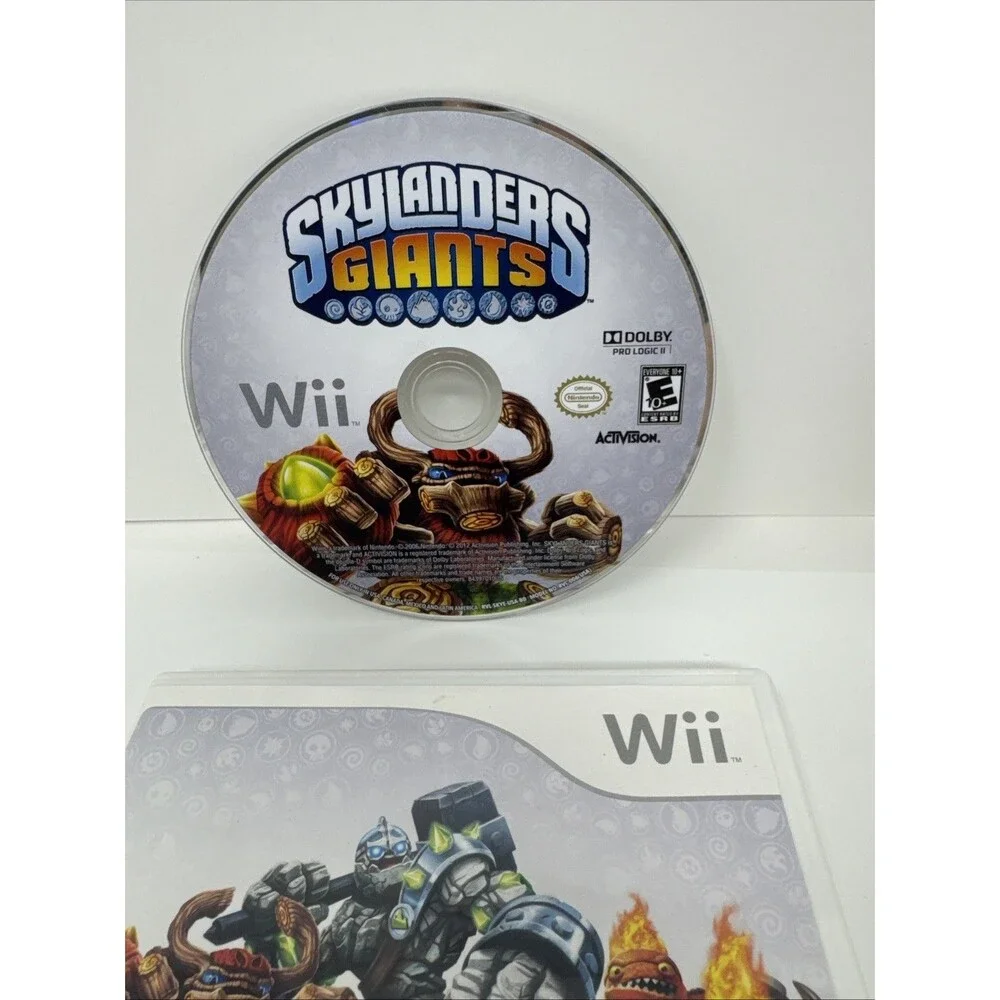 Lot Of 2 Skylanders Nintendo Wii Games: Giants And Swap Force Games Only Tested